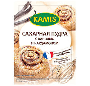 Сахарная пудра с ванилью и кардамоном 20г м/у Камис