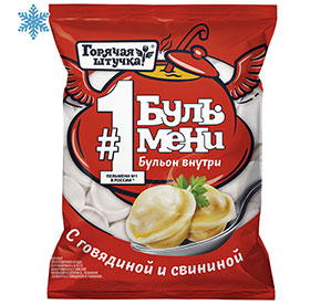 Пельмени Бульмени Горячая штучка говядина и свинина замороженное 430гр