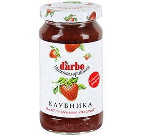 Конфитюр D`arbo Клубника низкокалорийный 220гр