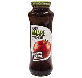 Сок Sunny Amare гранатовый прямого отжима без сахара Sunny Amare с/б 250мл