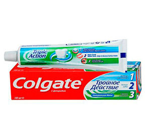 КОЛГЕЙТ ЗП Тройное действие 100мл натуралмята 198₽