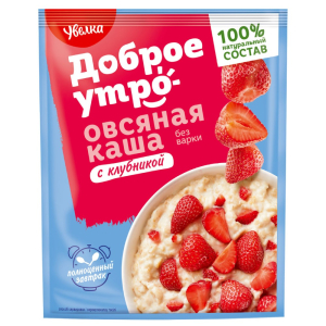 Каша 40 гр Увелка с клубникой м/уп
