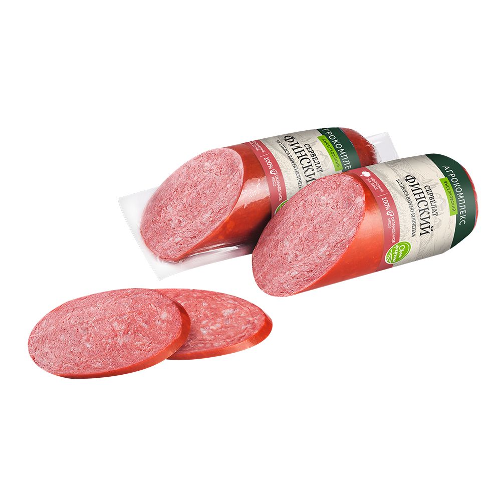 Сервелат Финский колбаскв вакуп03 кг 340₽