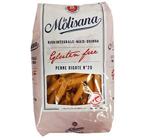 Макароны La Molisana перья многозерновые без глютена №20 400гр