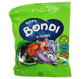 Жевательный мармелад HIPPO BONDI & FRIENDS с витаминами м/у 30г