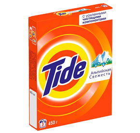 Средство моющ. синт. порошок 450 г Tide Альпийская свежесть для всех типов стиральных машин к/уп