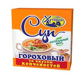 Суп 180 г Бабушкин Хуторок гороховый с копченостями бум/уп