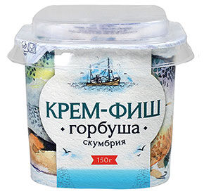 Паста КРЕМ-ФИШ пластик Горбуша-Скумбрия, 150г
