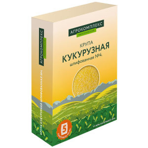 Крупа кукурузная в/п 400гр