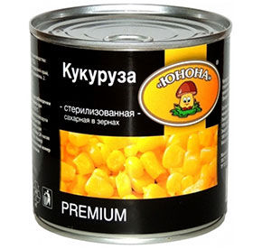 Кукуруза Юнона PREMIUM ж/б с/к 425мл/340г 