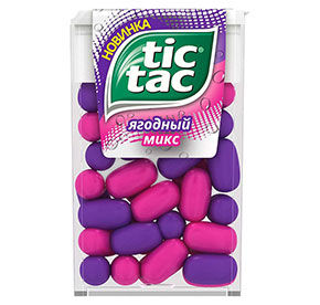 Драже 16 г Tic-Tac Ягодный микс п/уп