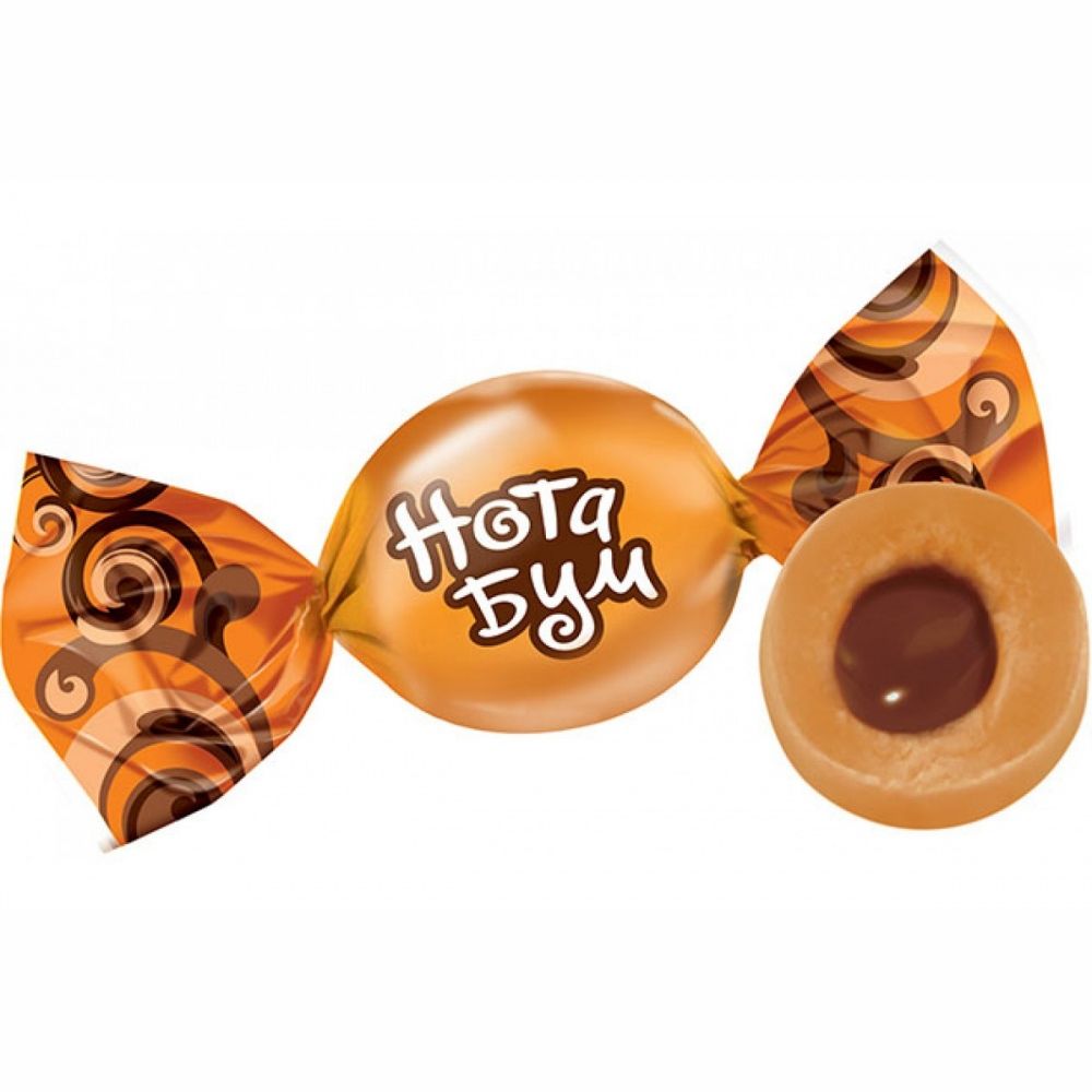 Жевательная ириска Нота Бум с орех Начинкой КДВ 570₽