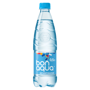 Вода негазированная Bon aqua 500мл