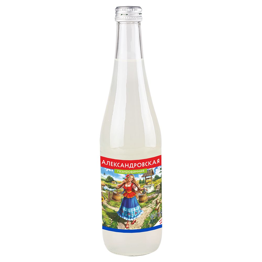 Вода Александровская газированная стб 05л Агрокомплекс 50₽