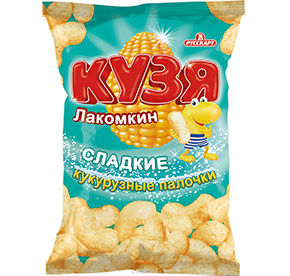 Кукурузные палочки сладкие Кузя Лакомкин 85гр