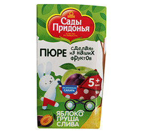 Сады Придонья яблоко-груша-слива 125гр