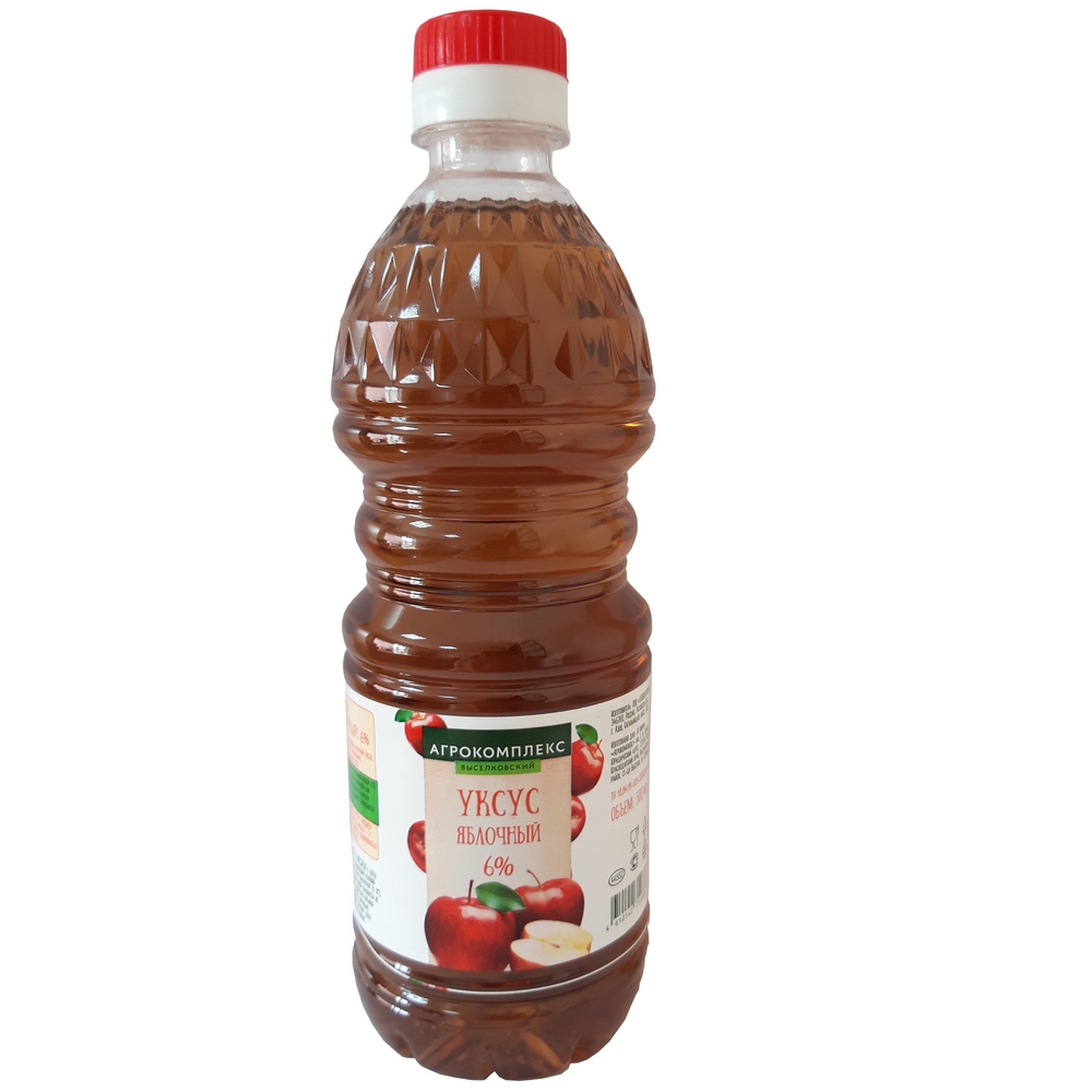 Уксус яблочный 6 05л ПЭТ СТМ Агрокомплекс 50₽