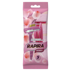 Одноразовые бритвы с 2 лезвиями Rapira Berry 3шт