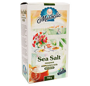 Соль Marbelle морская крупная 750гр