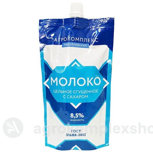 Молоко сгущенное 8,5% Агрокомплекс ГОСТ 270гр