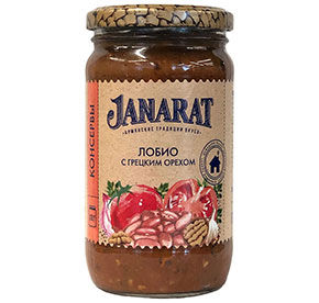 Лобио Janarat с грецким орехом 350гр