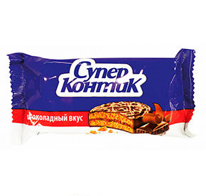 Печенье Супер-Контик шоколадный вкус 100 г