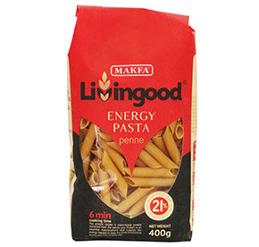 Макароны Макфа Livingood Energy Penne Перья рифленые высокобелковые 400гр