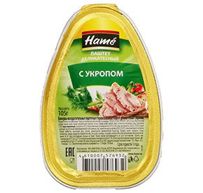 Паштет HAME деликатесный с укропом ламистер 105г