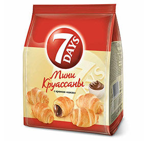 Мини Круассаны с кремом какао 300гр