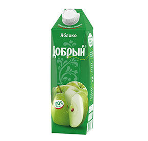 Добрый яблочный сок 1л