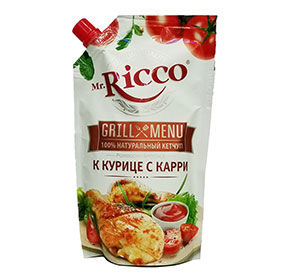 Кетчуп Mr.Ricco к курице с карри д/п 350мл
