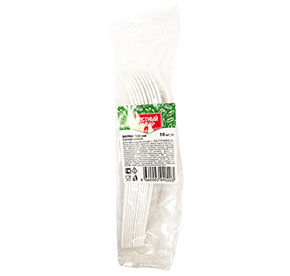 Одноразовые вилки Честный выбор 10шт