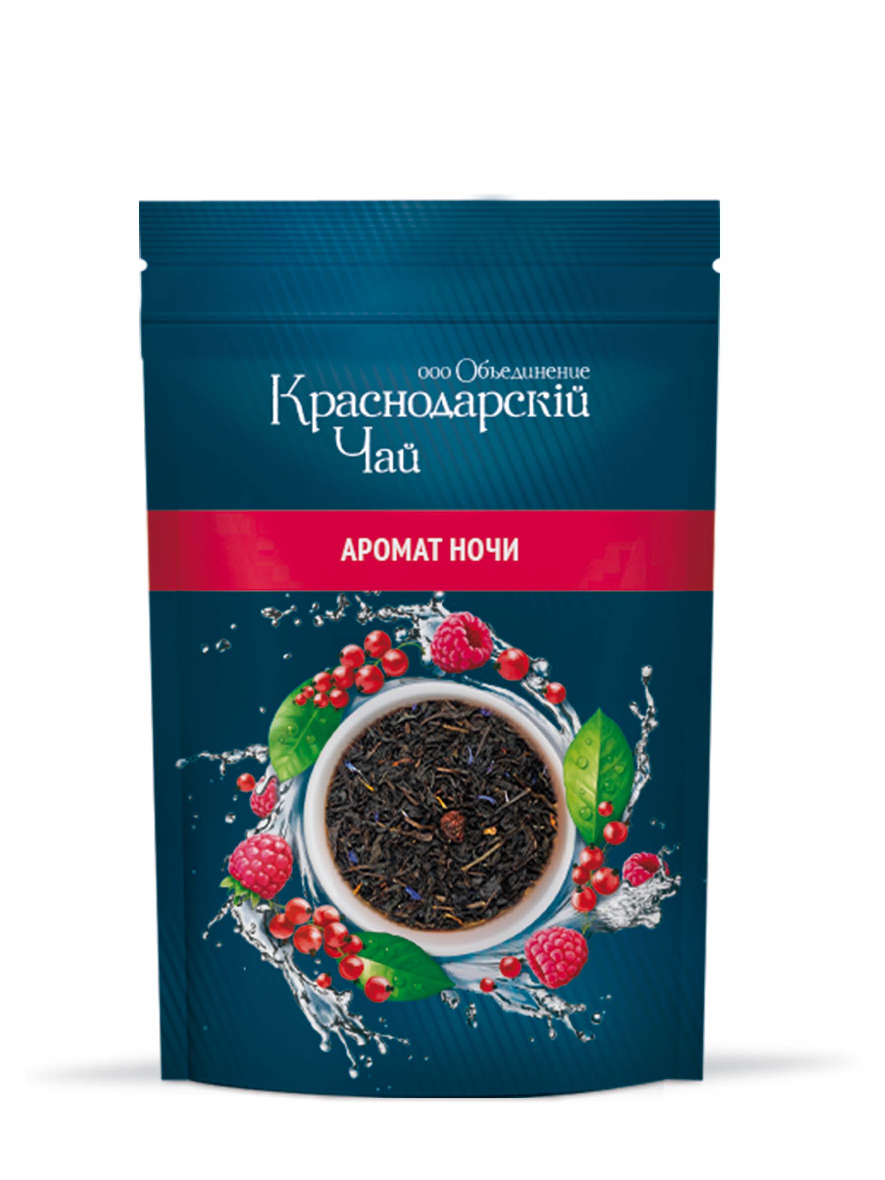 Чайный напиток Аромат ночи на основе черного чая Объединение Краснодарскiй чай 70г дой-пак 163₽