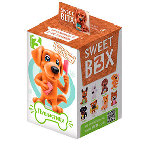Мармелад Sweet box с игрушкой в коробке Щенята 10гр