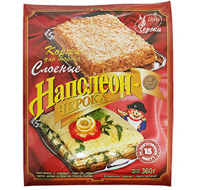 Коржи Наполеон слоеные к/уп 360гр