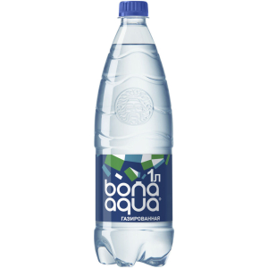 Вода газированная Bon aqua 1л