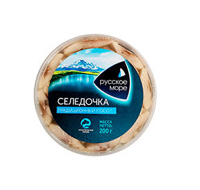 Сельдь ф/кус в масле Русское море 200гр