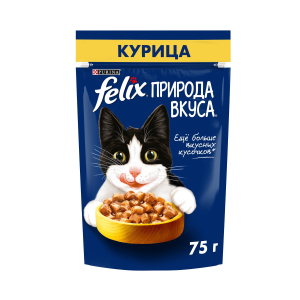 Корм для кошек Курица Природа вкуса Felix 75гр