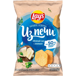 Чипсы 85 г Lay's из печи нежный сыр с зеленью м/уп