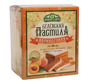 Пастила абриковсовая Белевская 200гр