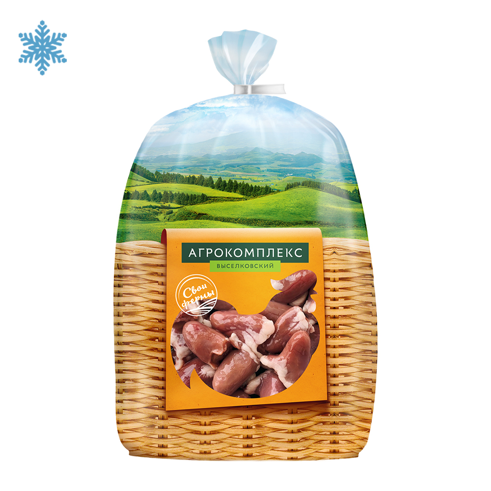 Сердце куриное замороженное Агрокомплекс 510₽