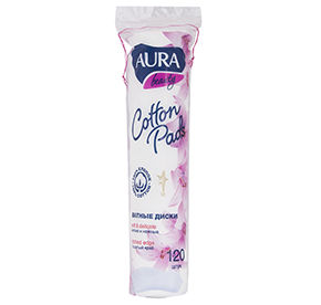 Ватные диски Aura beauty 120шт