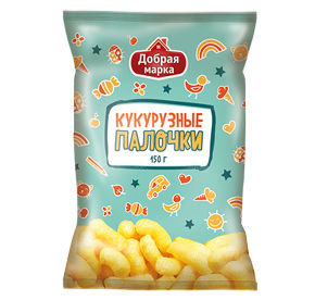 Кукурузные палочки м/уп Добрая марка 150гр