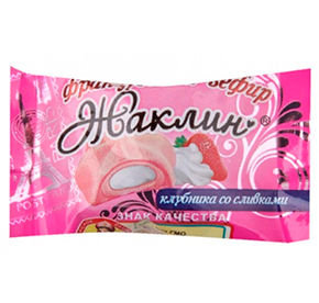 Жаклин фран зефир клуб со сливками 6кг 1кг х 6шт Славянка