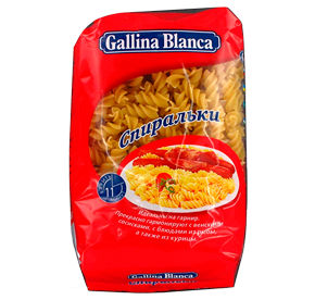 Макаронные изделия Gallina Blanca Спиральки м/уп 450гр