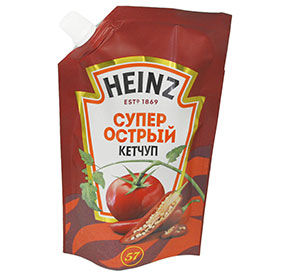 Кетчуп Хайнц Супер Острый дой-пак 320г