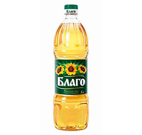 Масло подсолнечное Благо высший сорт 1л