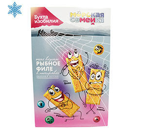 Рыбное филе в панировке с/м Морская Семейка замороженное 320гр