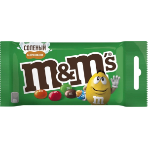 Драже 45 г M&M's с соленым арахисом м/уп