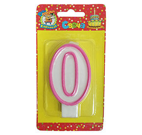 Свеча для торта с роз окант 0 56₽